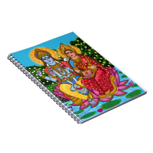 Lakshmi Narayan Notebook Notizblock (Rechte Seite)