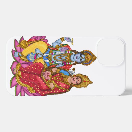 Lakshmi Narayan Phone Case iPhone Hülle (Rückseite (Horizontal))