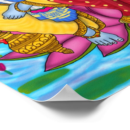 Lakshmi Narayan Poster (Ecke)