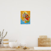 Lakshmi Narayan Poster – Göttliche Wandkunst & Hom (Küche)
