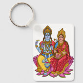 Lakshmi Narayan Sticker Schlüsselanhänger (Vorderseite)