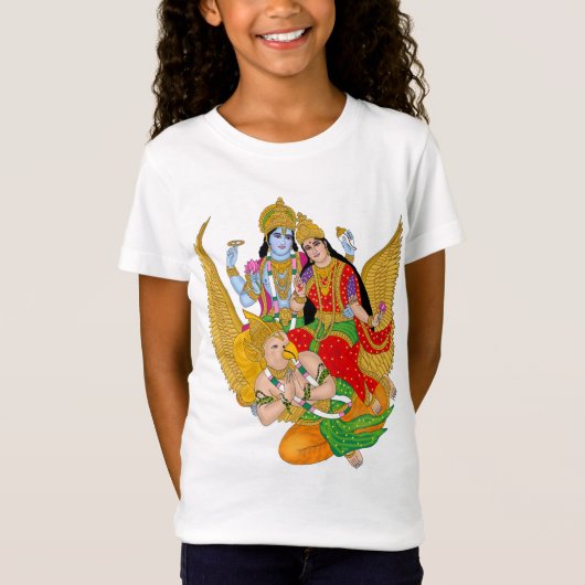 Lakshmi Narayan T-Shirt – Divine Casual Wear (Vorderseite)