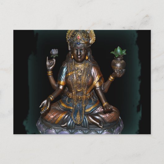 Lakshmi Postkarte (Vorderseite)
