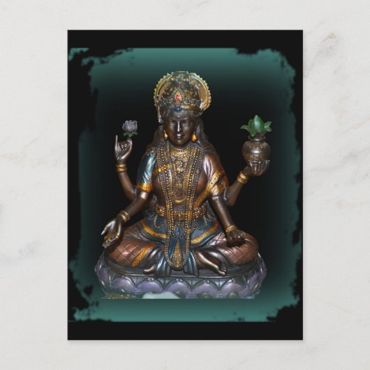 Lakshmi Postkarte (Vorderseite)