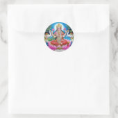 Lakshmi Round Sticker (Tasche)