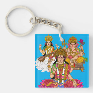 Lakshmi Saraswati Ganesha Schlüsselanhänger