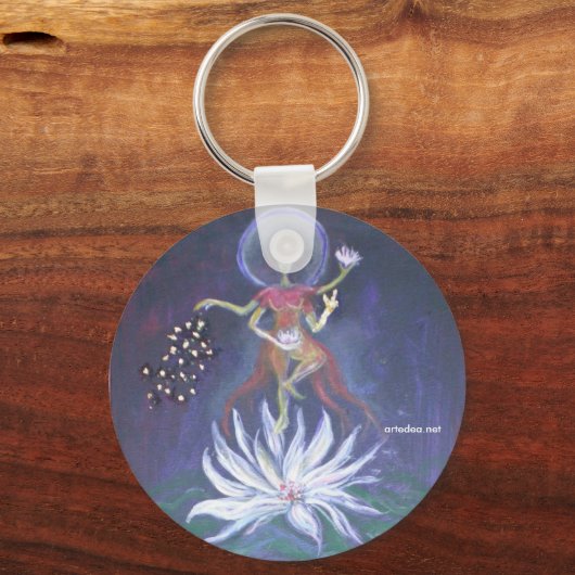 Lakshmi - Schlüsselwickger Schlüsselanhänger (Vorderseite)