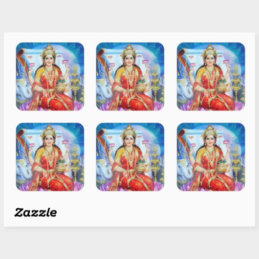 Lakshmi Stickers Version 1 (Blatt)