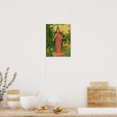 Lakshmi von Raja Ravi Varma Poster (Küche)