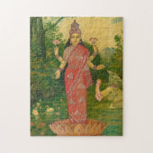 Lakshmi von Raja Ravi Varma Puzzle (Vertikal)