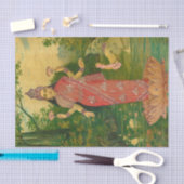 Lakshmi von Raja Ravi Varma Seidenpapier (Handwerk)