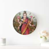 Lakshmi Wall Clock Große Wanduhr (Zuhause)