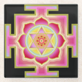 Lakshmi yantra Untersetzer (Vorderseite)