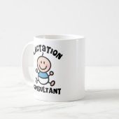 Laktierungs-Berater-Geschenk-Tasse Kaffeetasse (Vorderseite Links)