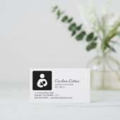 Laktierungs-Berater Visitenkarte (Stehend Vorderseite)