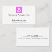 Laktierungs-Berater Visitenkarte (Vorne/Hinten)