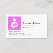 Laktierungs-Berater Visitenkarte (Vorderseite)