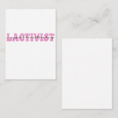 Laktivist I support BreastFeeding Awareness Week Mitteilungskarte (Vorne/Hinten)