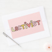 Laktivist Rechteckiger Aufkleber (Umschlag)