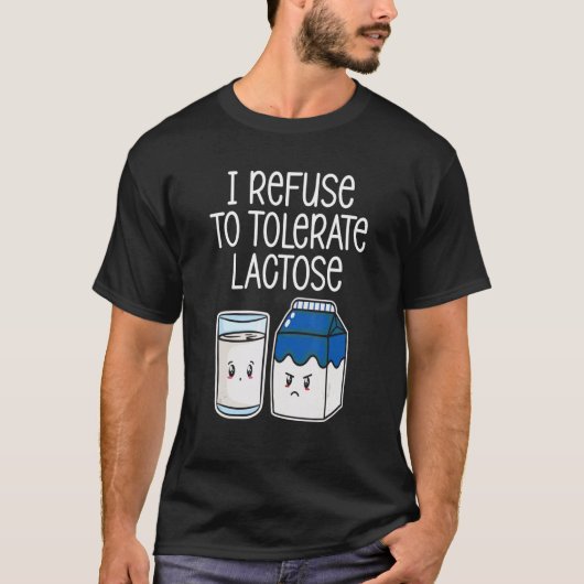 Laktose Funny Avoid Dairy Pro T-Shirt (Vorderseite)