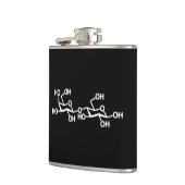 Laktose-Milch-Struktur Flachmann (Links)