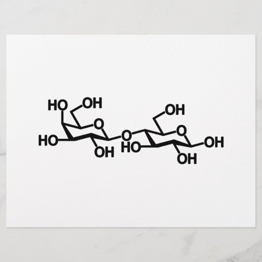 Laktose-Milch-Struktur Flyer (Vorne)