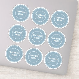 Laktosefreie Allergien Sicher kulinarisch Aufkleber