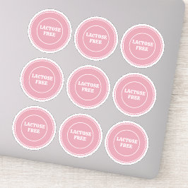 Laktosefreie Allergien Sicher kulinarisch Aufkleber
