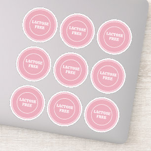 Laktosefreie Allergien Sicher kulinarisch Aufkleber