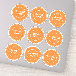 Laktosefreie Allergien Sicher kulinarisch Aufkleber