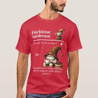 Laktoseintolerante Definition Lustiger Gnom Kaffee T-Shirt