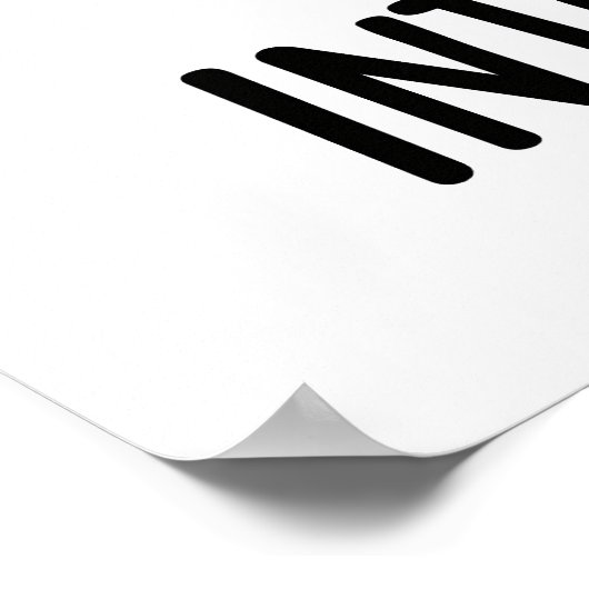 Laktoseintoleranz Funny Milk Pun Poster (Ecke)