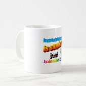 Laktoseintoleranz Kaffeetasse (Vorderseite Links)