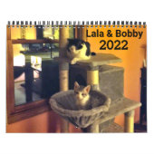 Lala & Bobby 2022 Personalisiert Cats Calendar Kalender (Titelbild)