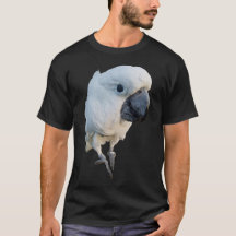 Lala das Cockatoo-große Lächeln-Schwarz-T-Shirt