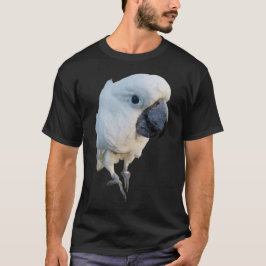 Lala das Cockatoo-große Lächeln-Schwarz-T-Shirt T-Shirt