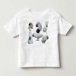 Lala Das Cockatoo Sechs Posen Kinderhemd Kleinkind T-shirt