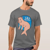 LaLa: Das Seeschwein - erwachsene Dunkelheit T-Shirt (Vorderseite)