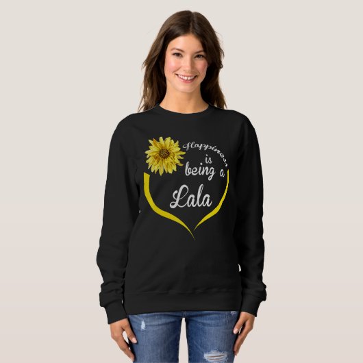 Lala Glück ist ein Lala Sweatshirt (Vorne ganz)