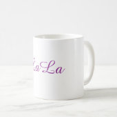 "LaLa" Großmutter-Kaffee-Tasse Kaffeetasse (VorderseiteRechts)
