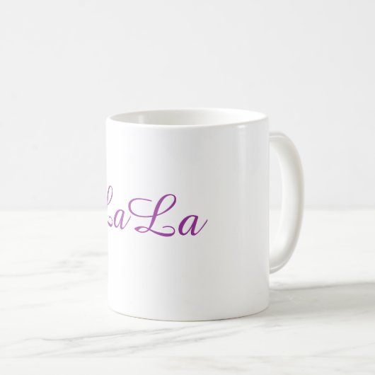 "LaLa" Großmutter-Kaffee-Tasse Kaffeetasse (VorderseiteRechts)