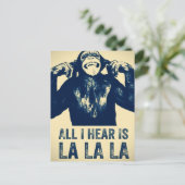 LaLaLa Postkarte (Stehend Vorderseite)