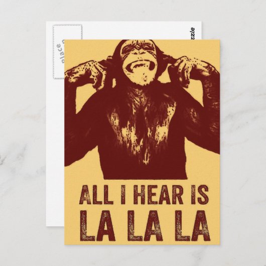 LaLaLa Postkarte (Vorne/Hinten)