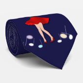 LalaLand Music lovers, romantic, dance Krawatte (Gerollt)