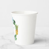 LALANI Tropical Blue Hibiskus Luau 1. Geburtstag Pappbecher (Links)