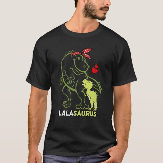 Lalasaurus Lala Tyrannosaurus Dinosaur Baby Mother T-Shirt (Vorderseite)