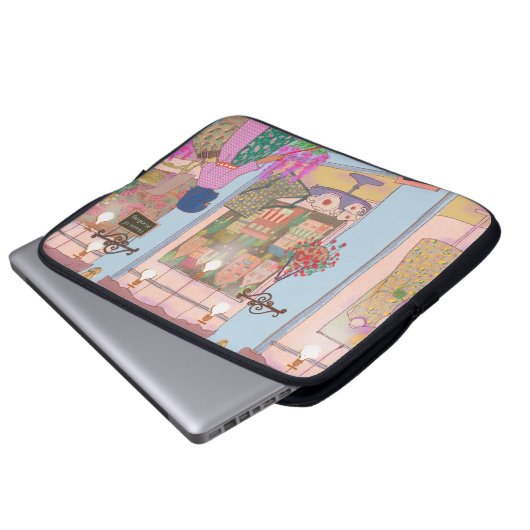 LALATOWN Laptop Case  (Vorne Knopf)