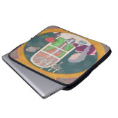 LALATOWN Laptop Case  (Vorne Knopf)
