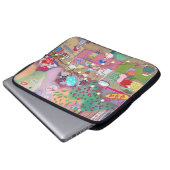 LALATOWN Laptop Case  (Vorne Knopf)