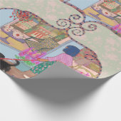 LALATOWN Shopping Day Wrapping Paper 2 Geschenkpapier (Ecke)